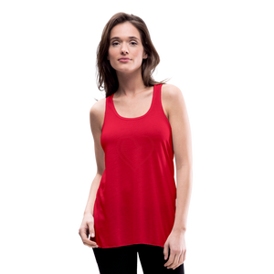 Women's Flowy Tank Top by Bella - red