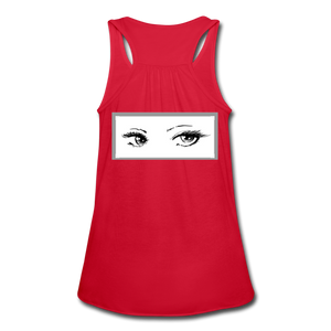 Women's Flowy Tank Top by Bella - red