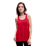 Women's Flowy Tank Top by Bella - red