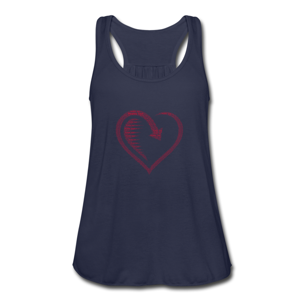 Women's Flowy Tank Top by Bella - navy