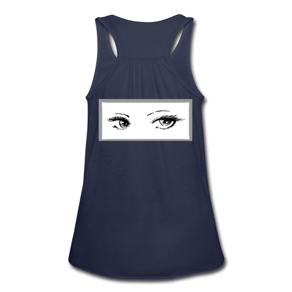 Women's Flowy Tank Top by Bella - navy