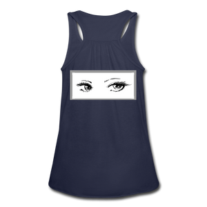 Women's Flowy Tank Top by Bella - navy