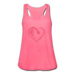 Women's Flowy Tank Top by Bella - neon pink