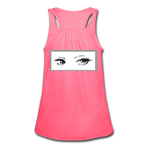 Women's Flowy Tank Top by Bella - neon pink