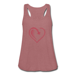 Women's Flowy Tank Top by Bella - mauve