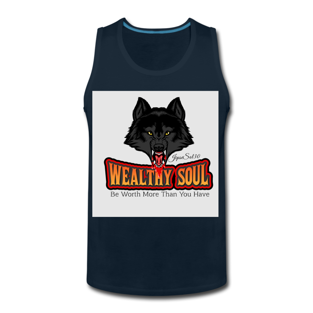 Men’s Premium Tank - deep navy