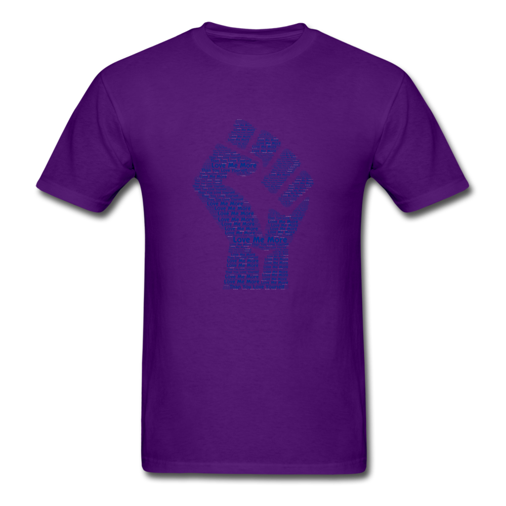 Men's Love Me More T-Shirt - purple