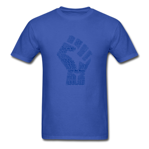 Men's Love Me More T-Shirt - royal blue