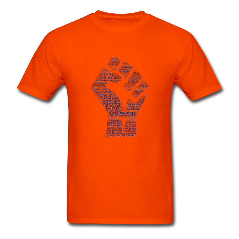 Men's Love Me More T-Shirt - orange