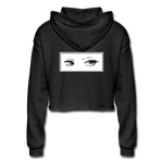 Women's Cropped Hoodie - deep heather