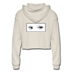 Women's Cropped Hoodie - dust