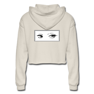 Women's Cropped Hoodie - dust