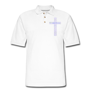 Men's Pique Polo Shirt - white