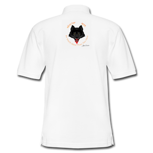 Men's Pique Polo Shirt - white