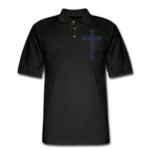 Men's Pique Polo Shirt - black