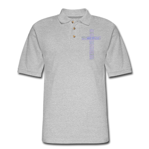 Men's Pique Polo Shirt - heather gray