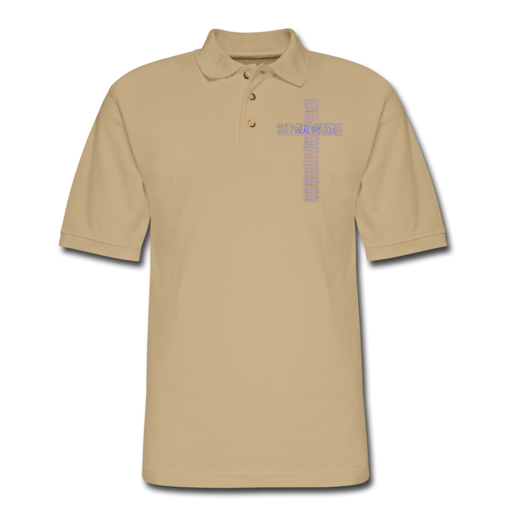 Men's Pique Polo Shirt - beige