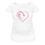 Wealthy Soul Heart Women’s Maternity T-Shirt - white