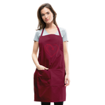 Wealthy Soul Heart Adjustable Apron - burgundy