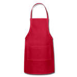 Wealthy Soul Heart Adjustable Apron - red