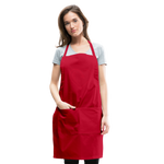 Wealthy Soul Heart Adjustable Apron - red