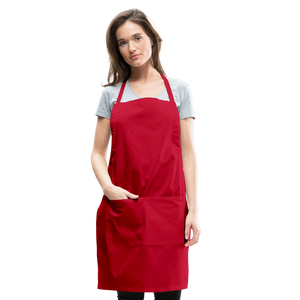 Wealthy Soul Heart Adjustable Apron - red