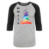 Worth More Than I Have Baseball T-Shirt - heather gray/black