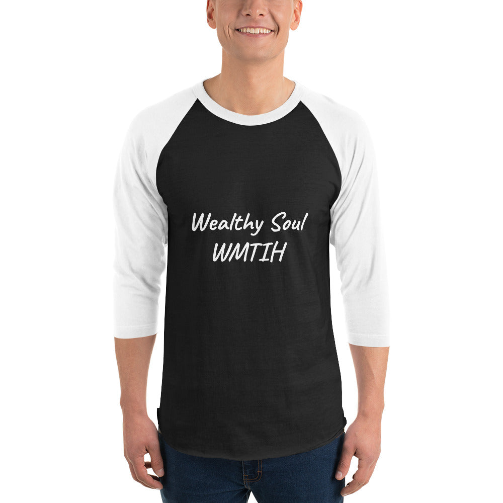 3/4 sleeve raglan shirt