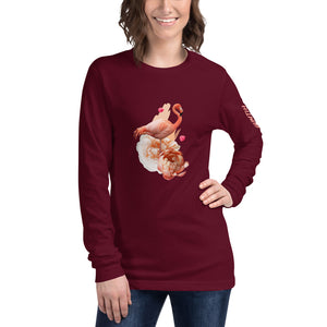 Wealthy Soul Flamingo Unisex Long Sleeve Tee