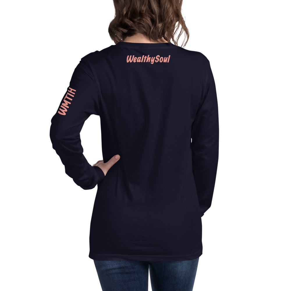 Wealthy Soul Flamingo Unisex Long Sleeve Tee