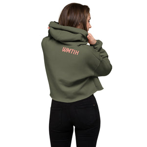 Wealthy Soul Flamingo Crop Hoodie