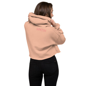 Wealthy Soul Flamingo Crop Hoodie